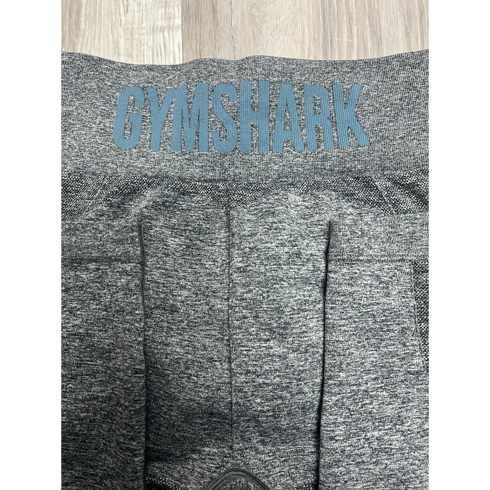 Gymshark‎ Womens Medium Blue Heather Leggings High Waisted - Picture 7 of 8